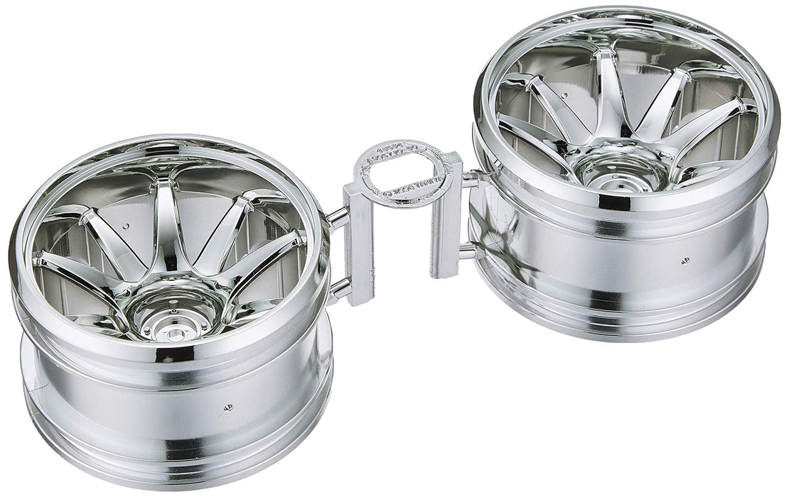 Tamiya Hop-Up 10 Spoke Chrome Plated Wheel for GF-01 54677