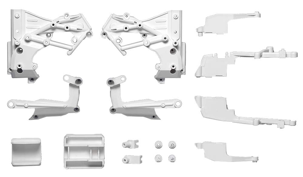 Pièces de châssis Tamiya T3-01 C blanc Options Hop-Up n° 1917 54917