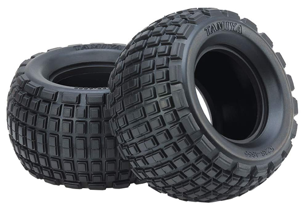 Tamiya 54954 Hop-Up Rear Bubble Tires Soft for RC Cars - 2 Pieces