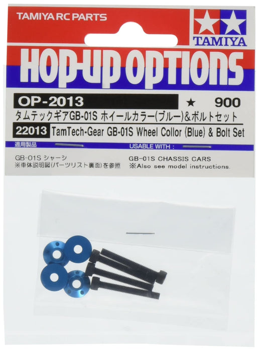 Tamiya Hop-Up Options Gb-01S Blue Wheel and Bolt Set 22013