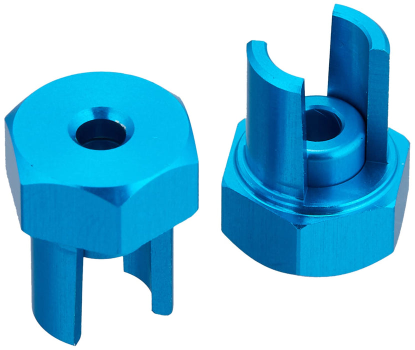 Tamiya Hop-Up Aluminum Wheel Hub Blue 2Pcs for Tamtech Gear Gb-01S