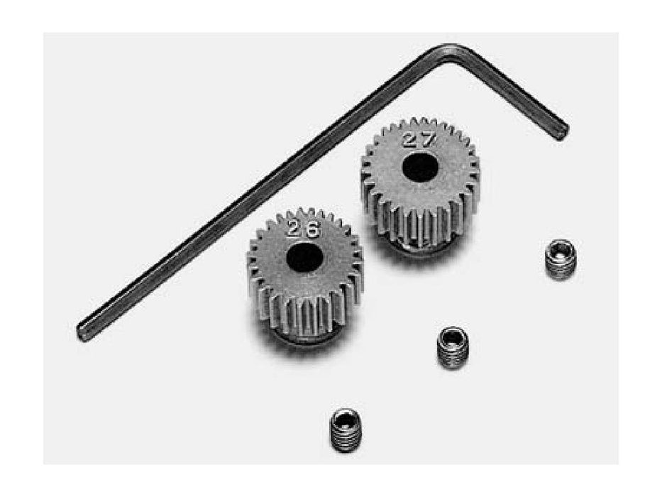 Tamiya Hop-Up Steel Pinion Gears 26T 27T - Upgrade Your RC Car Performance