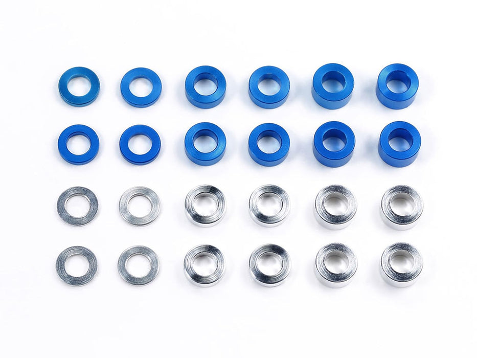 Jeu d'entretoises en aluminium de 5,5 mm pour options Hop-Up de Tamiya