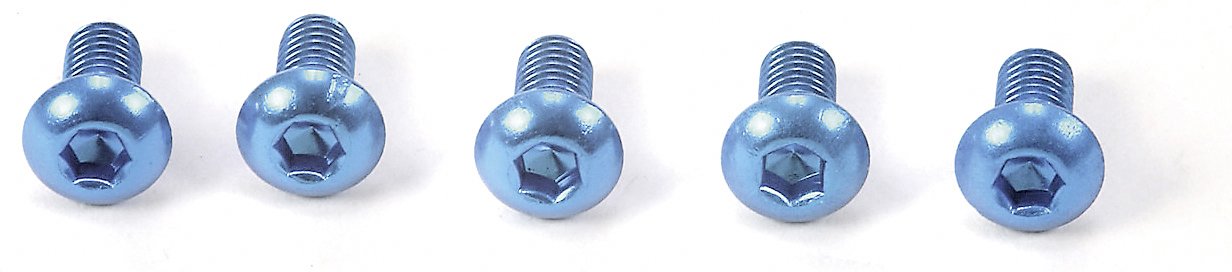 Tamiya Hop-Up Options 3X6 Hexagonal Button Head Screws Blue 5 Pcs