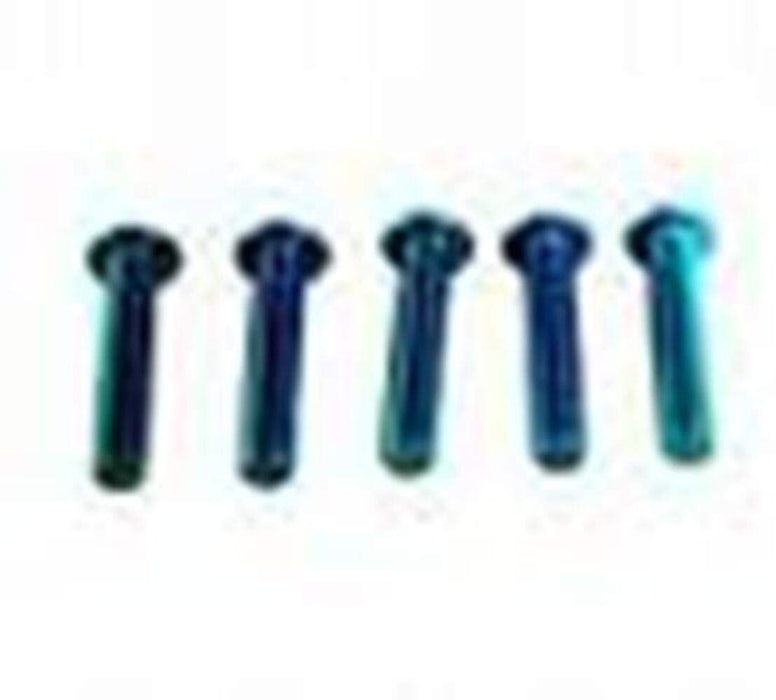 Tamiya Hexagonal Button Head Screws 3X12mm Blue - Pack of 5