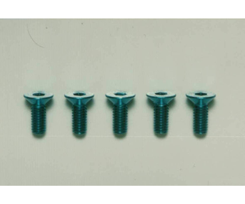 Tamiya 3X8 Hexagonal Countersunk Screws Blue Hop-Up Options Op-772 (5 Pcs)