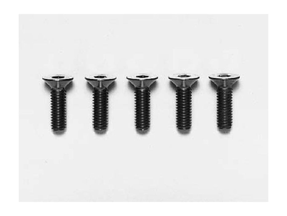 Tamiya OP-773 3x10 Hex Countersunk Screws Blue 5pcs - High-Quality Upgrade