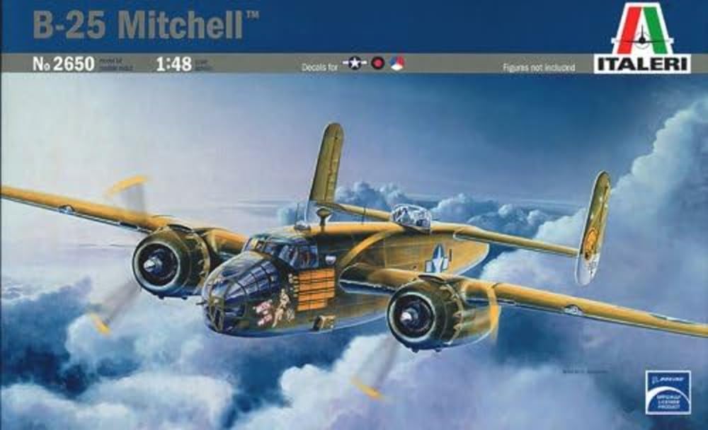 Tamiya 1/48 Italeri Lockheed B-25 C/D Mitchell Modèle en plastique