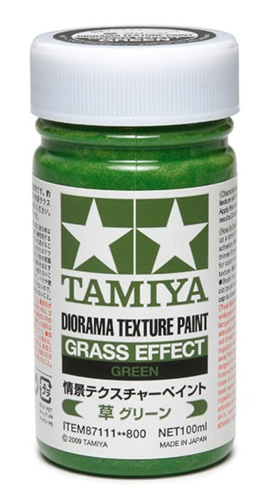 Peinture de texture Diorama Tamiya Vert herbe 100 ml Série de matériaux de maquillage 87111