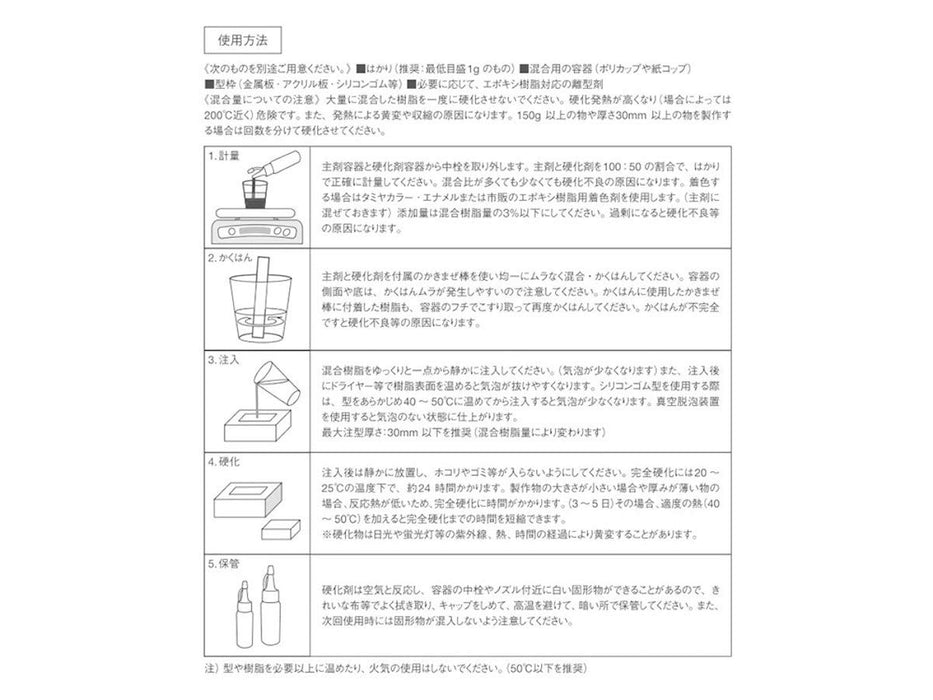 Résine époxy transparente Tamiya 150G - Matériau de maquillage de qualité supérieure Série 136