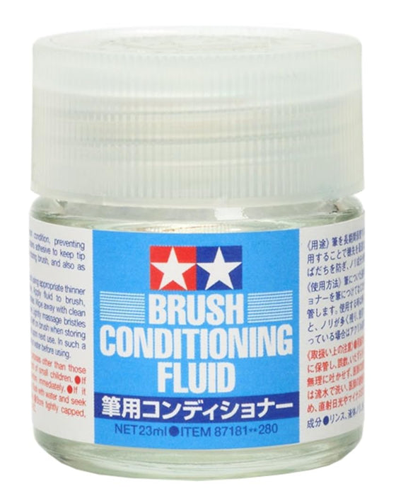 Tamiya Brush Conditioner Model Solvent 87181 - Makeup Material Series No.181