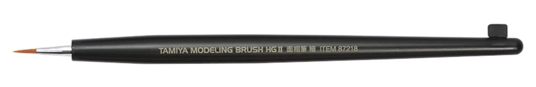 Pinceau de modelage Tamiya HGII Face Brush Thin 87218 Noir