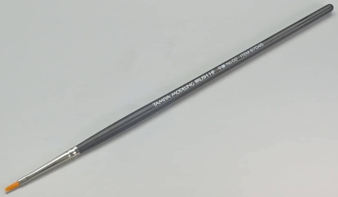 Tamiya Makeup Materials Brush Series 45 HF Flat Brush No. 02 87045