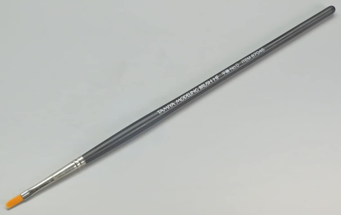 Pinceau de modélisme Tamiya HF Flat Brush No. 0 – Qualité Premium 87046