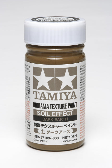 Tamiya Diorama Texture Paint Dark Earth 87109 - High-Quality Model Paint