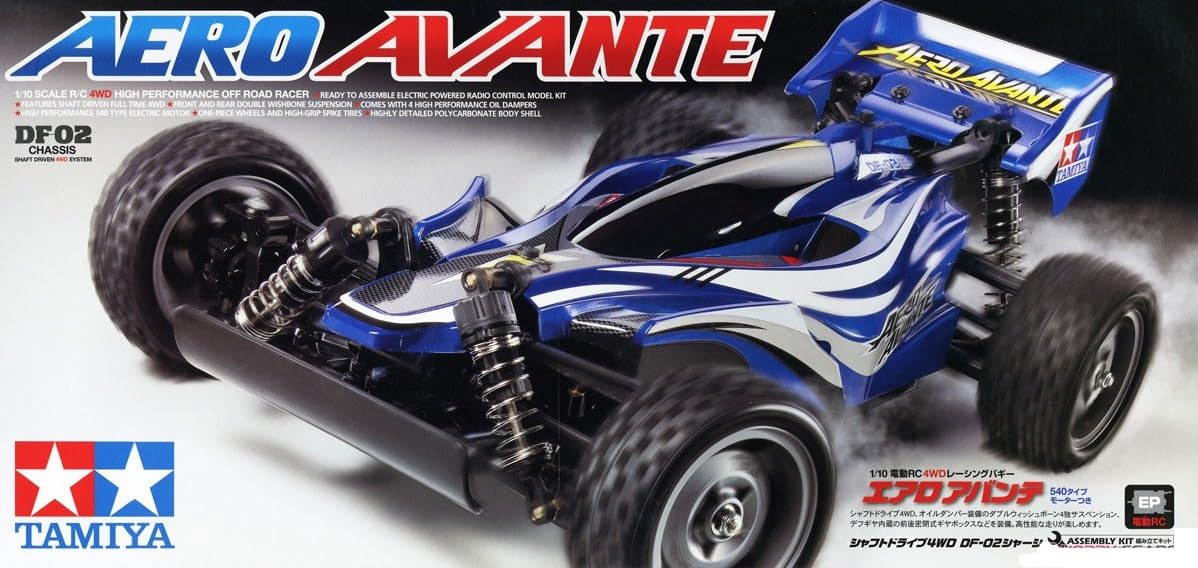 Tamiya 1/10 Voiture RC électrique Aero Avante DF-02 Châssis tout-terrain 58550