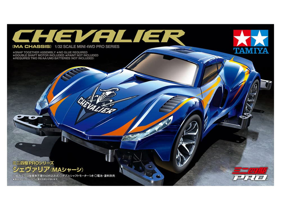 Tamiya Mini 4Wd Pro Series No.58 Chevalier Ma Châssis Bleu 18658