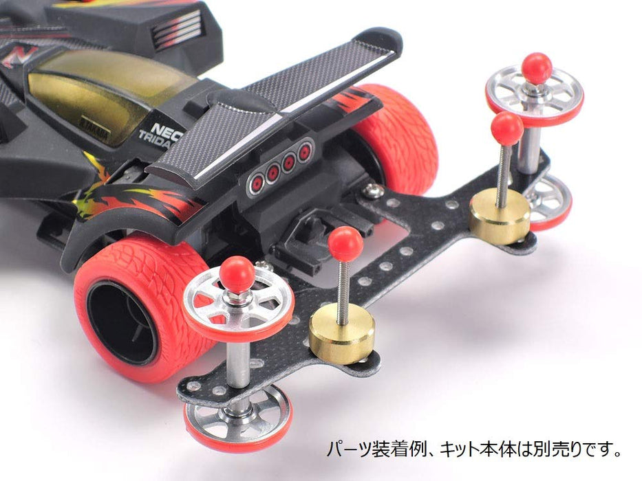 Tamiya Mini 4WD Special Edition Red 19mm Bearing Roller 6 Spokes 95513