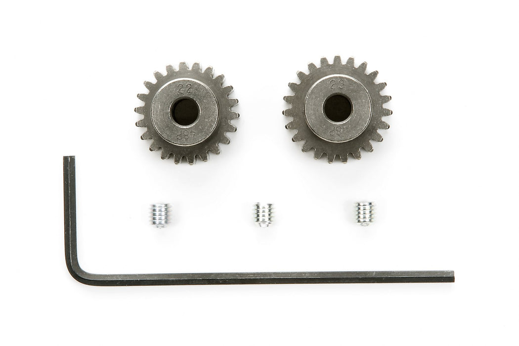 Tamiya 48 Pitch Pinion Gear Set 22T 23T Hop-Up Options No.1217