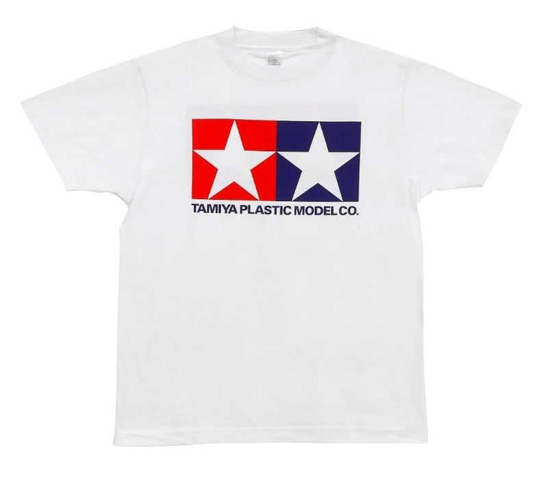 Tamiya T-Shirt S White Cotton 66710 - Durable Tamiya Original Apparel