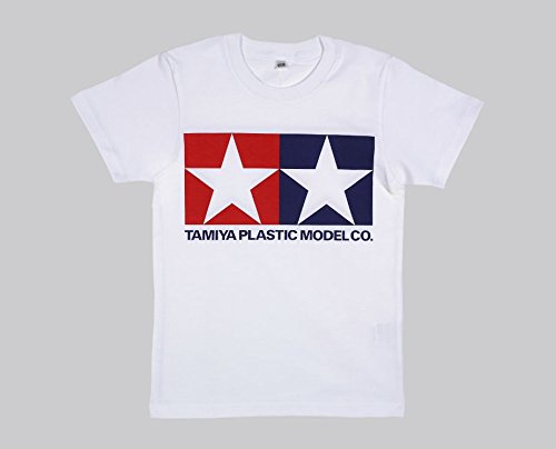 Tamiya Weißes Baumwoll-T-Shirt (SSS) 66782 | Freizeitkleidung für Bastler