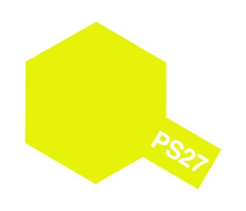 Peinture en aérosol pour modèle réduit Tamiya PS-27 jaune fluo polycarbonate 86027