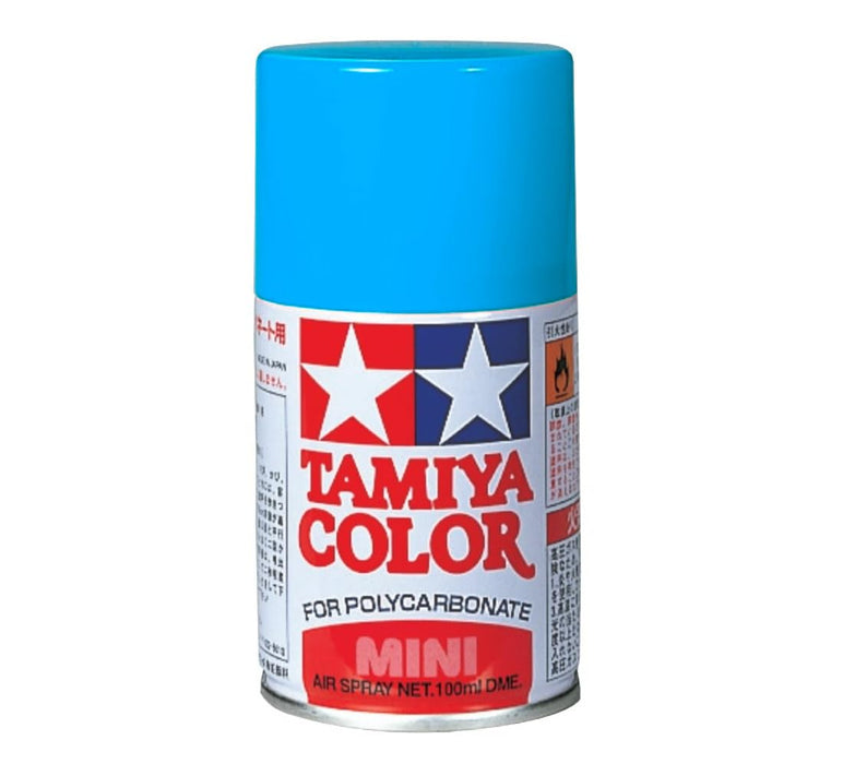 Tamiya Polycarbonate Spray PS-3 Light Blue 100ml Model Paint 86003