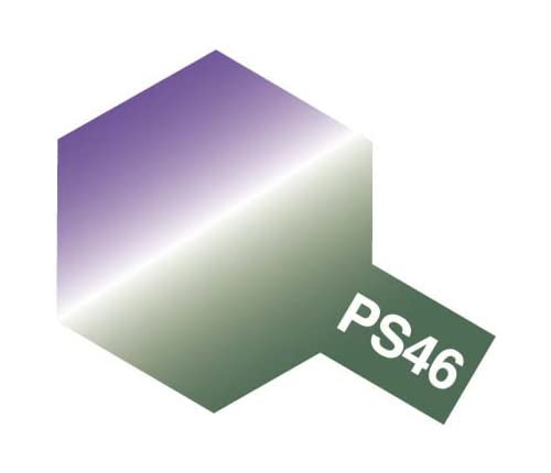 Peinture en aérosol pour maquette en polycarbonate violet/vert polarisé Tamiya Ps-46 86046