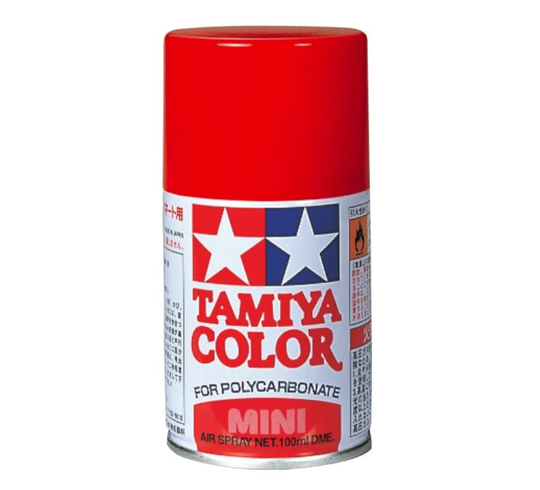 Tamiya Polycarbonat-Spray PS-60 Helles Glimmerrot Modellfarbe 100ml