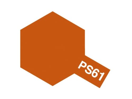 Peinture en aérosol pour polycarbonate orange métallisé Tamiya Ps-61 86061 Peinture pour modèle