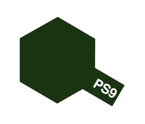 Peinture en aérosol pour polycarbonate vert Tamiya PS-9 86009 Peinture pour modèle