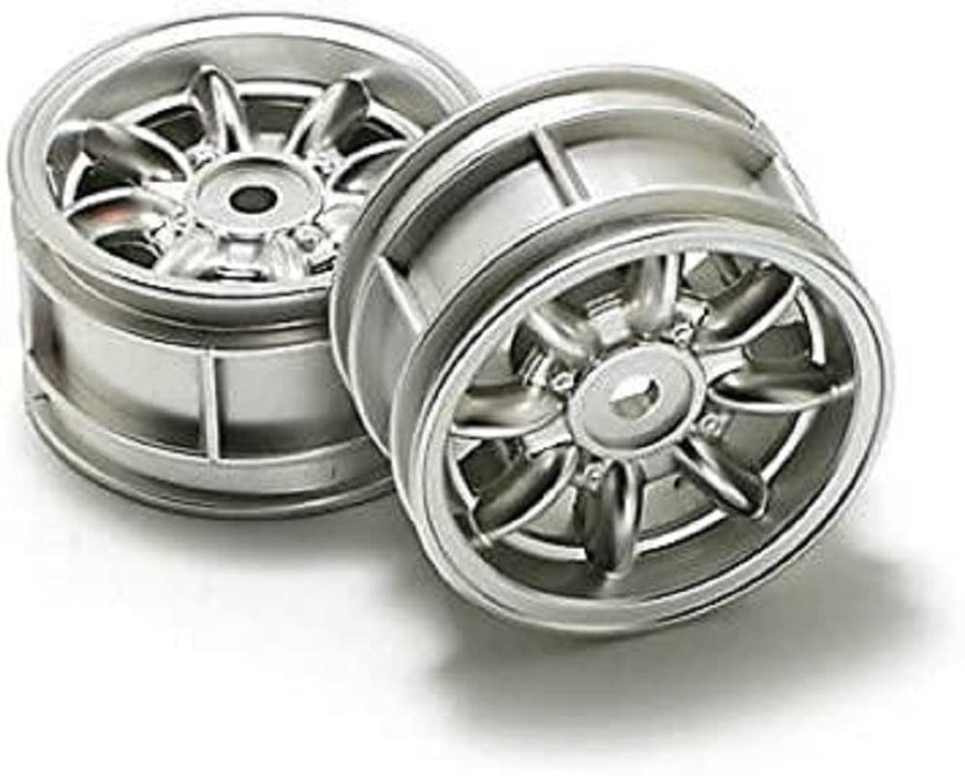 Tamiya R/C Spare Parts Mini Cooper '94 Chrome Wheels 1/10 Scale