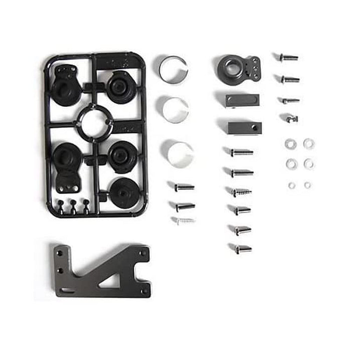 Support de servo de direction en aluminium et économiseur de couple élevé pour gros camion télécommandé Tamiya 56532