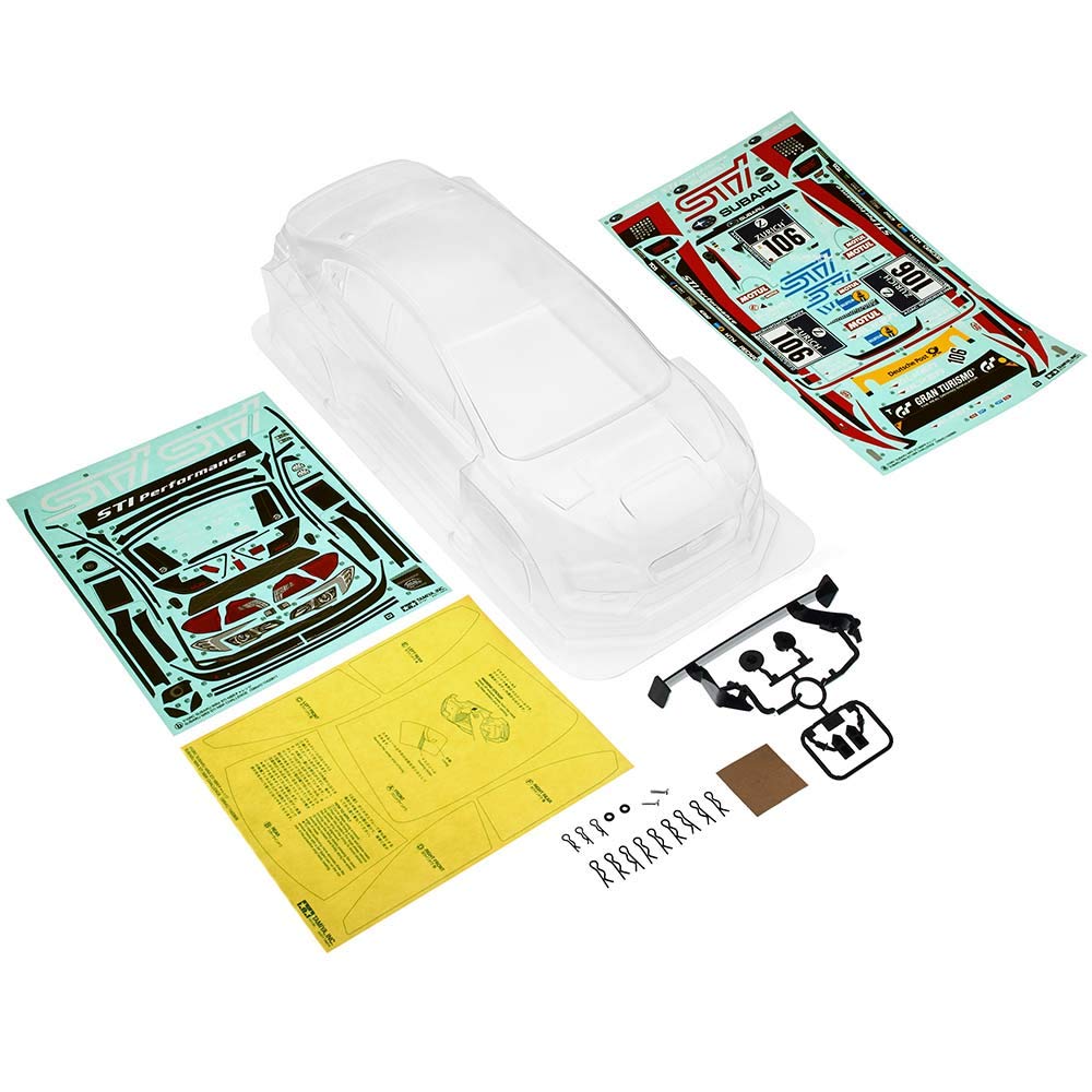 Tamiya 1/10 RC Subaru WRX STI Spare Body Set - Rc Parts 51593- Japan Figure Store - #1 Bring To You The Best Japanese Goods