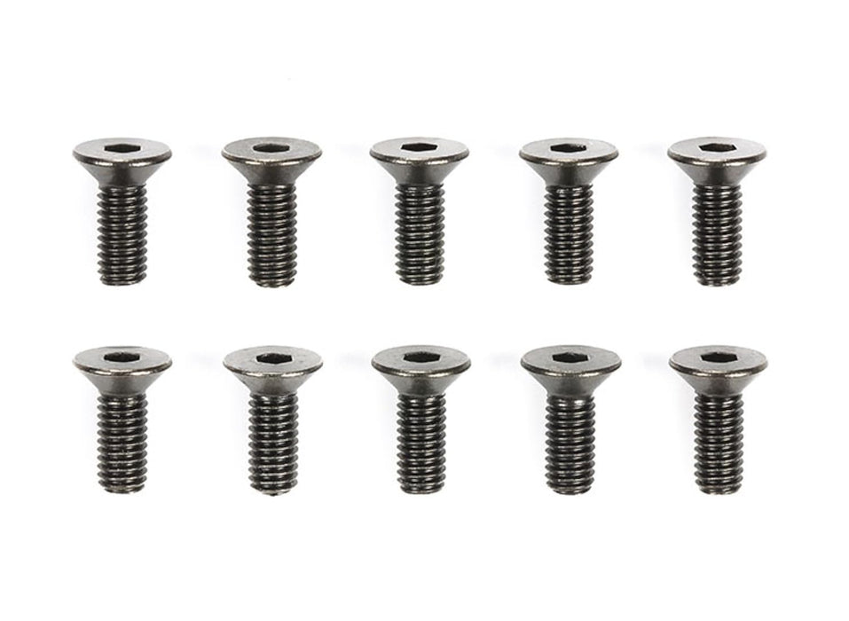 Tamiya 3x8mm Steel Hex Flat Head Screws 10pcs RC Spare Parts 51627