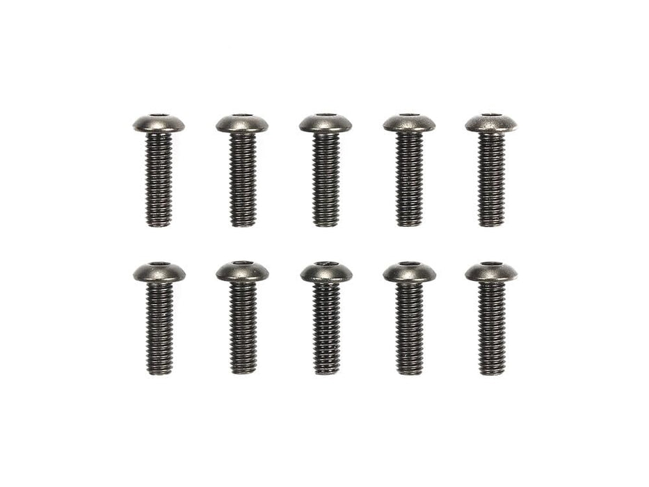 Tamiya 3x10mm Steel Hexagon Round Screws 10pcs RC Spare Parts 51628