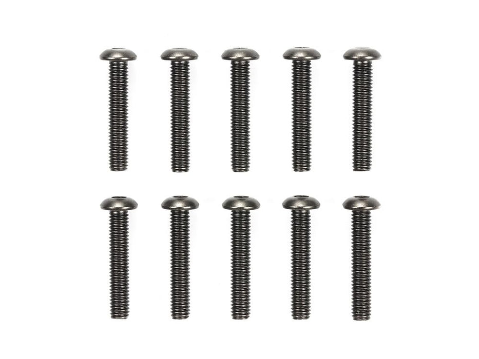 Tamiya Rc 3x16mm Steel Hexagon Round Screws - 10 Pcs Replacement Set