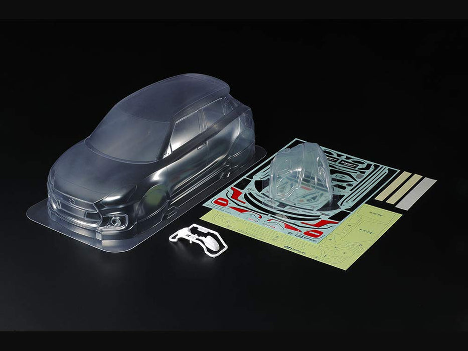 Tamiya 1/10 RC Suzuki Swift Sport Kit de carrosserie transparent non peint 51652