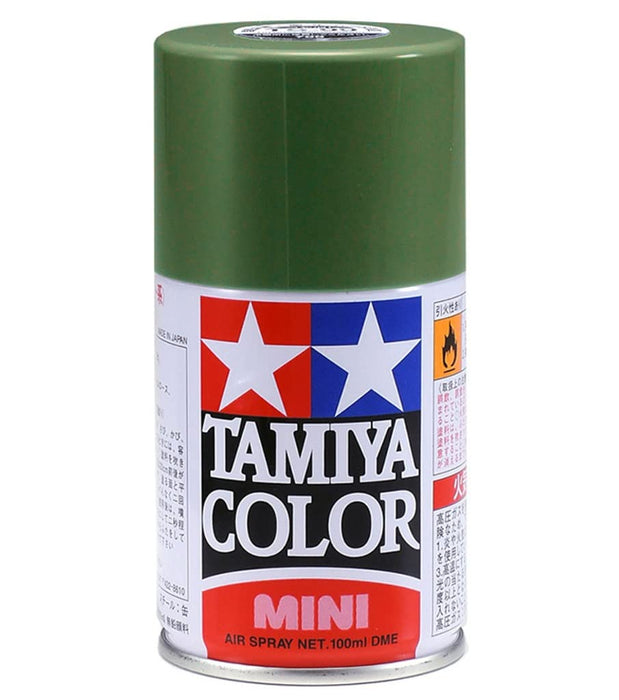 Peinture en aérosol Tamiya TS-28 Olive Drab 85028 pour surfaces en plastique et en métal