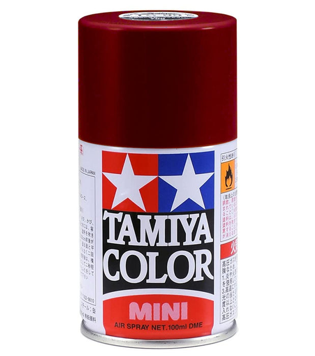 Bombe de peinture Tamiya TS-33 Rouge mat 100 ml Modèle 85033