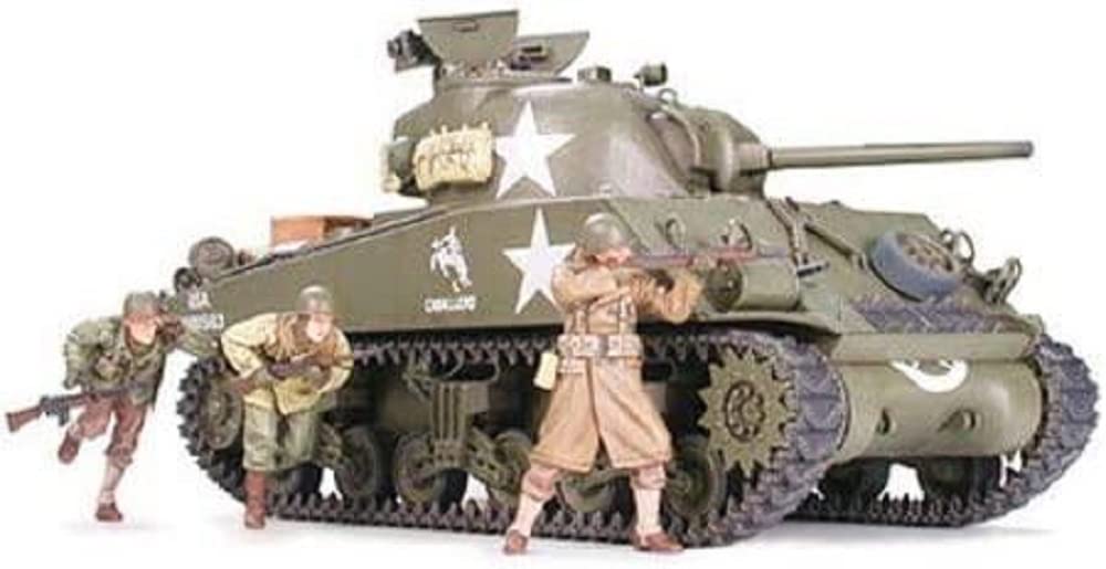 Tamiya 1/35 U.S. Army M4A3 Sherman 75mm Gun Late Model Plastic Model Kit