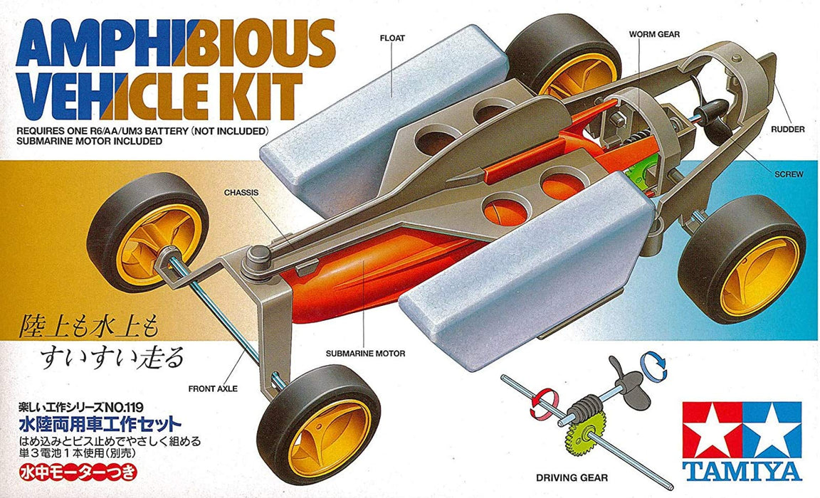 Coffret de véhicules amphibies Tamiya Fun Craft Series 70119