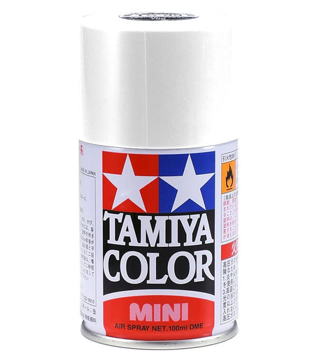 Peinture en aérosol blanche de base Tamiya TS-101 pour maquettes - 100 ml