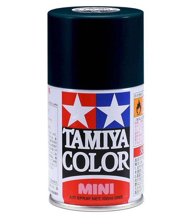 Bombe de peinture bleu foncé Tamiya TS-55 pour maquettes 100 ml