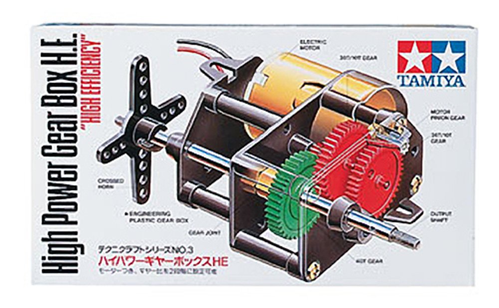 Tamiya Technicraft Serie Nr. 3 Hochleistungsgetriebemodell He 72003