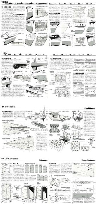 Collection de photos du tome 2 du carnet de bord de Tamiya Warship 64150