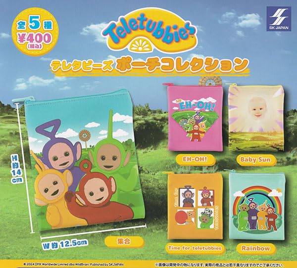 Sk Japan Teletubbies Pouch Collection - Fun & Colorful Storage Solution- Japan Figure Store - #1 Bring To You The Best Japanese Goods