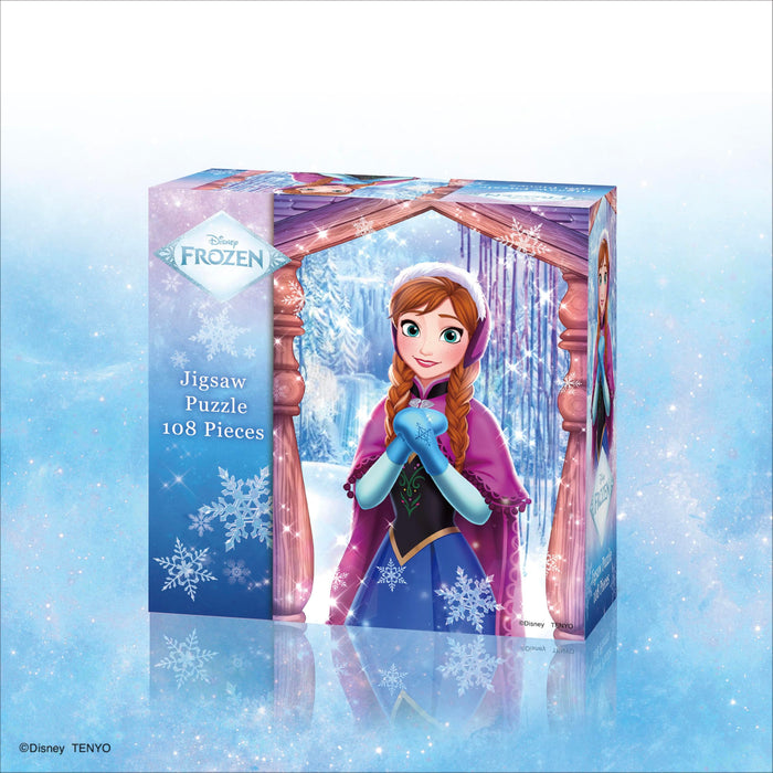 Tenyo Disney Princess Anna 108-Piece Jigsaw Puzzle with Glue and Spatula