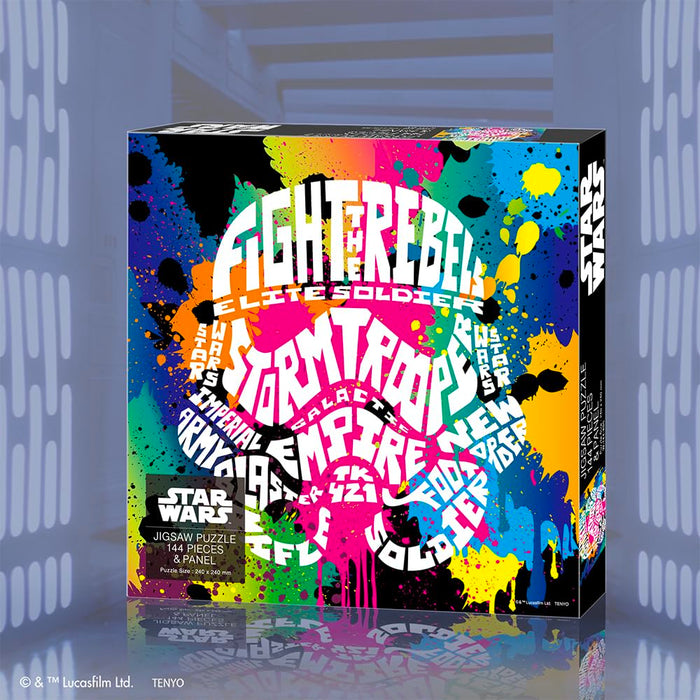 Tenyo 144-Piece Star Wars Stormtrooper Jigsaw Puzzle with Self-Adhesive Panel