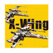 Tenyo 144-Piece Star Wars X-Wing Jigsaw Puzzle with Adhesive Panel 24x24cm